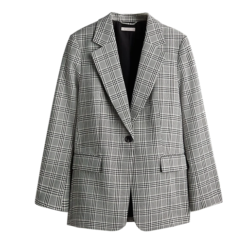 A grey jacket.